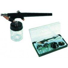 AIR BRUSH KIT WITH 2 BOWLS AND HOSE